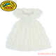 G.DUCKKIDS girls' dress summer new style little girl medium-sized children's skirt fashionable children's summer chiffon cake princess skirt apricot color 6628 chiffon pearl cake skirt 120 cm