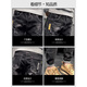 Jinlilai GY Clothing Men's Ripped Jeans Summer Trendy Brand Slim Feet 2025 New Summer Thin Black Boys' Leisure Pants 6636 Black 36