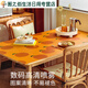 Green dyed table mats, coffee table tablecloths, waterproof and oil-proof dining table mats, TV cabinets, books, anti-fouling household leather oval, everything is fine, 90*180cm