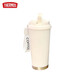 Thermos süße Ghost Thermos Cup High-Precision Student Edelstahl tragbare neue Doppelkaffee-Kaffee und Frauen Strohwasserbecher BXAB13796 Ghost Blue + mit Lanyard 316 Edelstahl