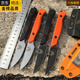 
BENCHMADE Butterfly BM15700 Small Straight Knife Outdoor Camping Pocket Tactical Self-Defense EDC Tool Knife High-end German Imported Quality Metalology and Metal Technology Orange Red Over 60 x 11cm x 6.5cm