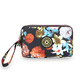 PSVORT CROSS-BRESTER FASHION ZIPPER Long portefeuille Clé Clé Sac à main portefeuille Portefeuille Mobile Phone Mobile Phonef Fabricant Y5516 Fleur bleue sans spécifications