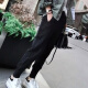 JOYOFJOY Jingdong Women's Clothing 2020 Spring New Women's Clothing Trendy Slim Versatile Trousers Sports Pants Loose Korean Style Student Harem Pants JWKX191878 Black XL