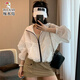 
Woodpecker summer new women's sun protection clothes thin breathable age-reducing fashionable short jacket dark gray L