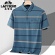 T-shirt masculin à manches courtes à manches courtes en été en été, papa du nouveau style moyen d'âge moyen et âgé de Polo Anti-Wrinkes décontracté 963 Green Grey XL 52 Recommandé 140-160jin [Jin est égal à 0,5 kg]