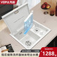 Balcón de barra invisible lavabo pequeño lavadora lavadora de un solo tanque lavavajillas