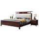 Nanzhu NUEVA Cama de madera maciza china 1.8m Doble Master Camino Soft Bande Camino de Madera de Madera Solidal Full Wothil Camada 9903#