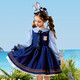 ASK JUNIOR Children's Skirt Set 2025 Autumn Girls Lolita Princess Skirt Shirt + Dress Two Pieces