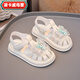 Lingkaqi atmungsaktiv und rutschfeste Mädchen Sandalen Süße Bogen Kulomi Sommer Neue Kinderschuhe Anti-Schlupf-Mode-vielseitiges Mädchen DM-9902 Weiß 29 Größe 17.0cm