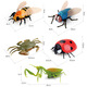 
Original direct supply, novel and unique remote control electric insect toys, electric snails and rats, pranks, 9923 bee, 129G, weight 0.29kg