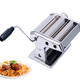 Shandong Longkou brand household manual noodle machine small hand-operated noodle machine with anti-counterfeiting dough WZY electric model DMT-10A two knives with pallet and gift bag