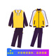 Chengzi Zhuhai City Doumen District primary school uniform long-sleeved autumn and winter uniform class uniform pants student uniform thickened jacket + winter pants 140 cm (140cm)