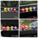 Yusenyis neue Antenne Babyauto -Ornamente kreativer Autokonsole Interieur Elektrisch Rückspiegel süße Dekorationen Wer ist kein Baby? Geschenk spurlos