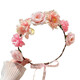 Dai Yan's super fairy garland headband, sweet girl's forest style headband, seaside photo-taking atmosphere headband, simulated hairpin headdress, simulated flower vine ring, main picture style