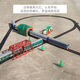 Control remoto inalámbrico Dongfeng 4B Piel verde Motor de combustión interna Tren eléctrico Tren eléctrico Super Long Track Carging Boys Boys 17 Bailanga CAR FRONT CONTROL REMOLO Modelo de carga - Conjunto de carga gratuita + Marca de agua