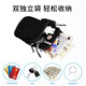 Zhizhou running arm bag ultra-thin new style mobile phone bag universal outdoor riding fitness marathon armband coin purse black suitable for mobile phones within 16.5cm in length