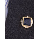 Cijia Exquisites Herrenbrosche Cloisonné Gold und Silber Elektroplattierte Kragen Pin Kragen Schnallen Anzug Accessoires Pin Brosche Abzeichen Transparent Cloisonné Muster Broschmesser etwa 1,7 cm