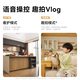 Puffin 8 million camera home monitor 360-degree no blind spots with night vision panoramic voice Mobile phone remote call indoor room baby baby garden care Sparrow Egg Max 4K version Intelligent voice-activated call <Nuan Yunxing> Built-in 128G privacy encryption