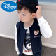 Disney children's vest spring and autumn new boys casual vest jacket top waistcoat 2025 summer style baby horse gray zipper vest 130