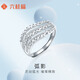 Liuguifu Jewelry Platinum Ring Guying PT950 Platinum Ring Open Ring Women PT0100126 4.7g