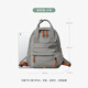 Leif's high-quality backpack, fashionable and versatile outdoor casual backpack, lightweight and practical travel bag, dark gray trumpet-can hold 9.7-inch flat panel