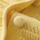 
InMAN (INMAN) Fashion Simple Three-dimensional Crochet Knitted Cardigan for Women 2025 Autumn Elegant Versatile Retro Sweater Jacket Yellow L