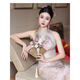 NOUVELLE ROBE DE MATINE CHINOIS DE ZIWEIQI LUMBRE LUMBRE LUMBRE LUMBRE SMELLEMENT Toast Cheongsam Style 687 L 687