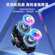 直播手机散热器降温神器半导体制冷超静音冰封背夹一体支架主播打游戏适用苹果小米黑鲨一加红魔 【桌面直播款】超频制冷/三档数显+35cm升降支架