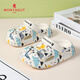 Montagut children's clogs, boys' sandals, summer shoes, medium and large children's slippers, boys' lightweight non-slip soft-soled beach sandals