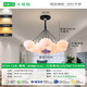 
Grand View Garden Living Room Chandelier Creative Bedroom Light Moon Bubble Cyber ​​Light Cartoon Planet Chandelier Guangdong Zhongshan Lamp 9734 Black 13-head Three Color Ball 15cm Large Ball