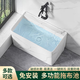 TOTO新款石纹拖把池大小号陶瓷家用卫生间户外阳台落地式墩布洗地盆 1049白石纹【防堵下水】