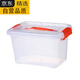 Tuojin Germany imported high-capacity rectangular kitchen commercial fresh-keeping box plastic storage box refrigerator special grade permeable 898 wheeled storage box [44*32.5*24]