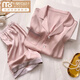 
Modal casual pajamas women's thin summer ice silk short sleeve shorts lapel home clothes summer suit simple to wear outside YFY-9901 [ice silk double short] M [recommended 80-100Jin [Jin equals 0.5 kg]]