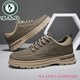Woodpecker Martin Boots Men's 2025 New Spring and Summer Retro British Style Genuine Leather Casual Leather Shoes High Top Workwear Men's Shoes Black K821 Black 42