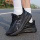 亚瑟士（ASICS）男鞋训练鞋KAYANO 31稳定支撑缓震跑步鞋黑武士K31弹性缓震运动鞋 1011B868-001 39
