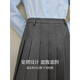 Inman casual pleated skirt 2025 autumn women's new high-waisted slim A-line mid-length skirt mushroom gray M