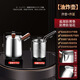 Fat Dong i frying pan kitchen with frying basket, frying barrel, walnut insulated 304 stainless steel frying pan, 304 steel walnut frying kettle + frying basket 15cm