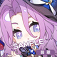 Anime peripheral keychain interlayer pendant Yunli March Qijiao jade Botiou peripheral YC-12799 pepperqiu keychain
