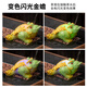 Shi Jian said that high-end boutique products can raise the golden toad that attracts wealth, tea pet ornaments, tea set accessories, luminous backflow fragrant tea play ornaments, small golden toad that attracts wealth (gold)