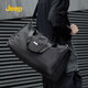 Jeep Reisetasche große Kapazität Herren-Cross-Body-Tasche Kurzstrecken Business Trip Umhängetasche Trockener Nasse Trennung Gepäckbeutel Fitness Handtasche Schwarz