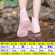 Shimmer Tree Rainproof Shoe Covers for Children Men Women Adults Silicone Anti-Slip Thickened Wear-Resistant Foot Covers Waterproof Covers Rain Shoes Large Size Medium Tube Cherry Blossom Pink M (Applicable to Sizes 34-36)