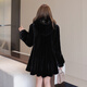 
Winter home brand fur imported mink coat for women, whole mink medium-length hooded mink fur coat for women 6 waves, black L 100Jin[Jin equals 0.5 kg]-120Jin[Jin equals 0.5 kg]