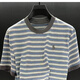 P.YH.ZHLOMY Victor Estación Europea Top Summer Summer Nueva camiseta NZN1396 Stripe 2XL [150-170]