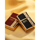 Zippo kérosène plus léger émail tangcao fleur d'affaires cadeau masculin en émail authentique émail tangcao fleur - noir - version autonome dy9902t