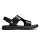 Goldene Affen Sandalen Herren 2025 Neue große Strandschuhe Sommer atmungsaktive Schuhe Outdoor Fashion Casual Schuhe Schwarz 46