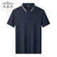 
Possell Brand Polo Shirt Men's Summer New Breathable Simple Casual Fashionable Thin Lapel Short Sleeve T-shirt Men A13566-White XL