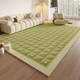 Green grand salon canapé canapé-basse cafetière de table basse de planche à plancher Mat à la maison Luxurant léger 2024 Nouveau modèle Wen-3878 Green Series 1 pièce 200 * 400cm