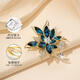 Kamalun (KAMALUN) butterfly brooch women's high-end suit small fragrant style corsage brooch exquisite fashionable coat accessories for elder leaders Starlight butterfly leaf five-piece brooch set