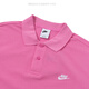 Nike (Nike) Pink Polo-Hemd 2025 Sommer Revers kurzärmelig Frauen reines Baumwollsport-T-Shirt Lose halbärmelig rosa FN3895-675 Pure Cotton Atmable S 100-120jin [Jin gleich 0,5 kg] (es wird empfohlen, eine Größe kleiner zu kaufen)