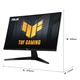 ASUS VG27AQ5A 27-inch monitor 2K 180Hz monitor overclocked 210Hz FastIPS HDR10 FreeSync tear-free 0.3ms response HDR10